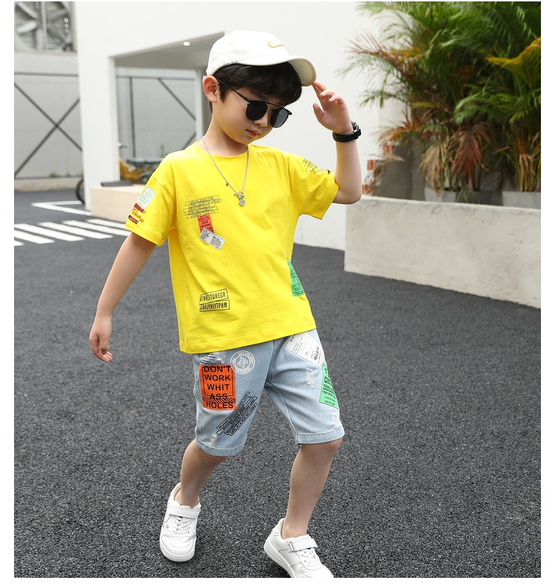 Buy Bold N Elegant Colorful Camouflage Print Boys Half Sleeve Luxury Cotton  Tshirt with Shorts Knicker Summer Boy Clothes Dress for Infant Toddler Kids  (2-3 Years, Yellow) at Amazon.in